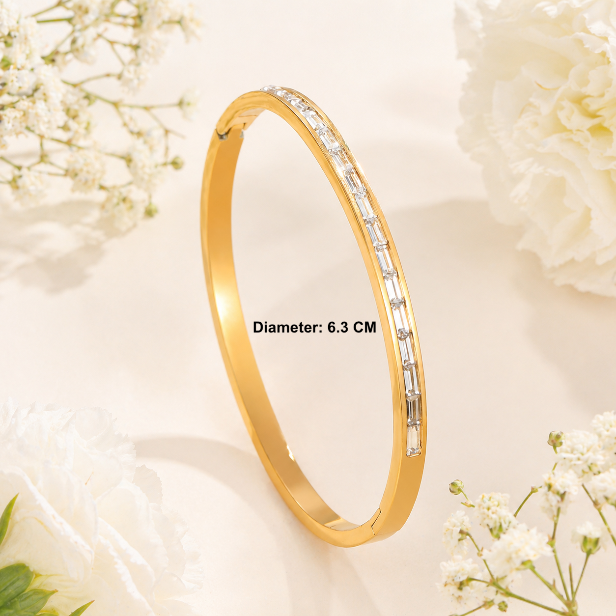 18k Gold Plated Tennis Bracelet Set