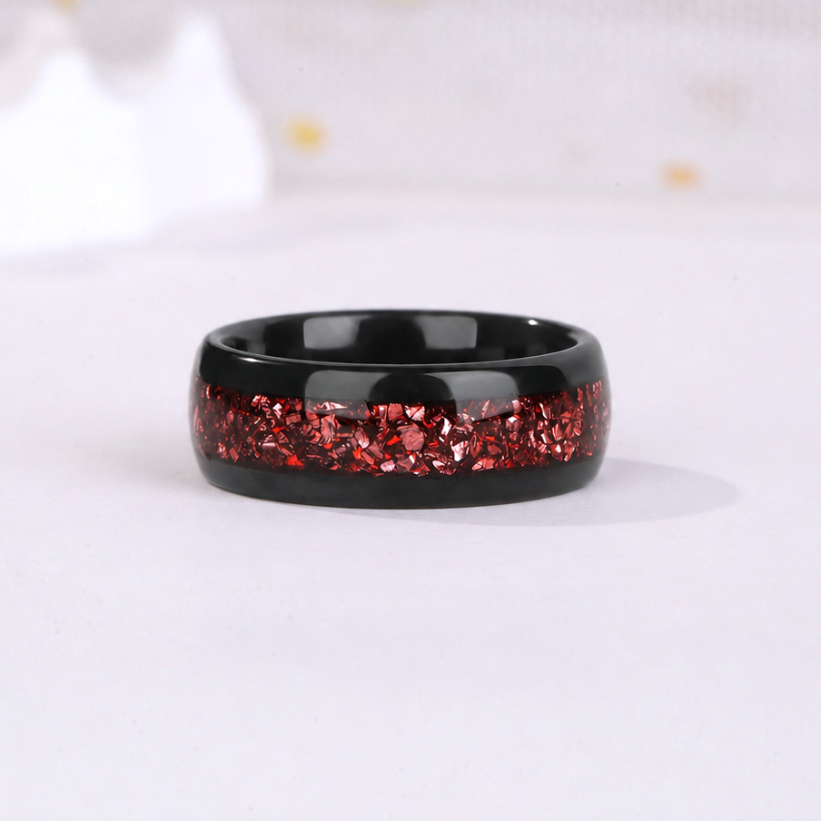 The Garnith - Natural Garnet Couple Rings