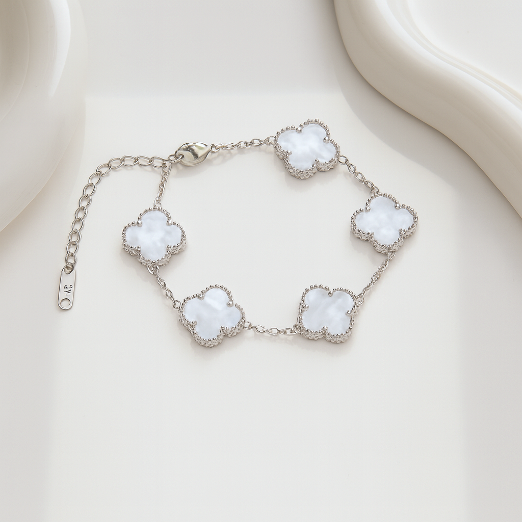 Good Luck Four-Leaves Clover Bracelet