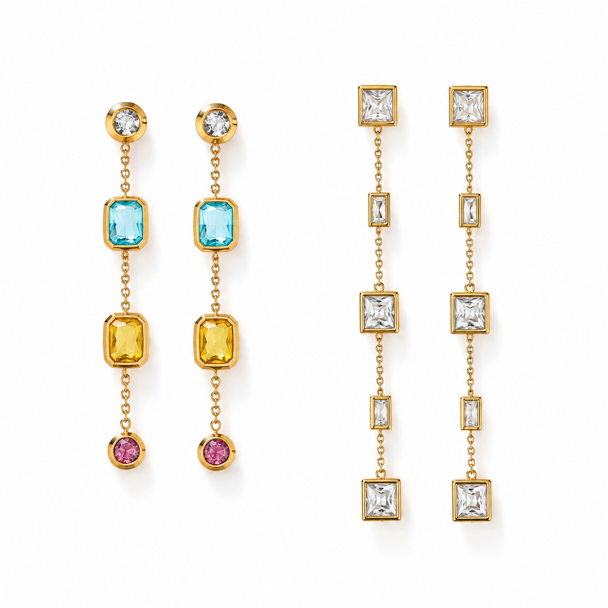 The Marisol - Statement Long Earrings