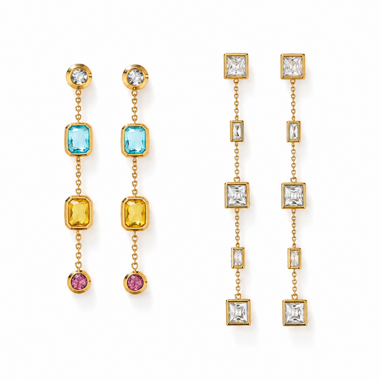 The Marisol - Statement Long Earrings