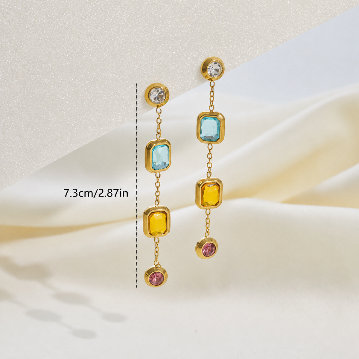 The Marisol - Statement Long Earrings