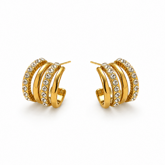 The Lumière - Statement Hoop Earrings