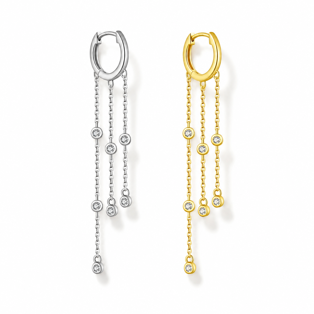 The Cascade - Tassel Earrings