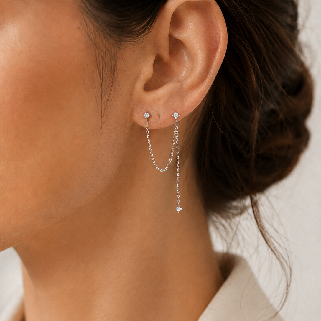 The Lielle -Tassel Earrings - Pair
