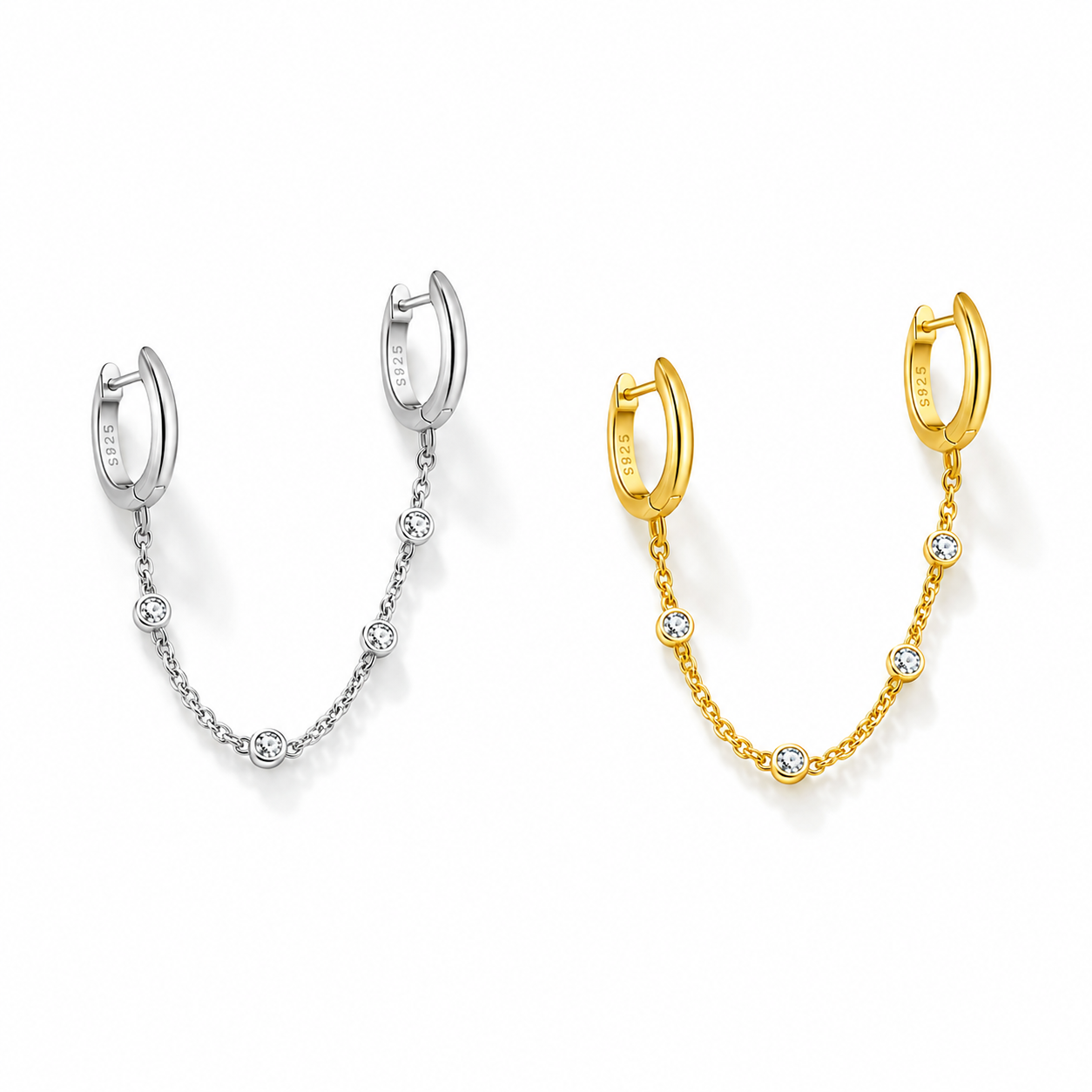 The Drape - Women Hoop Earring - Pair
