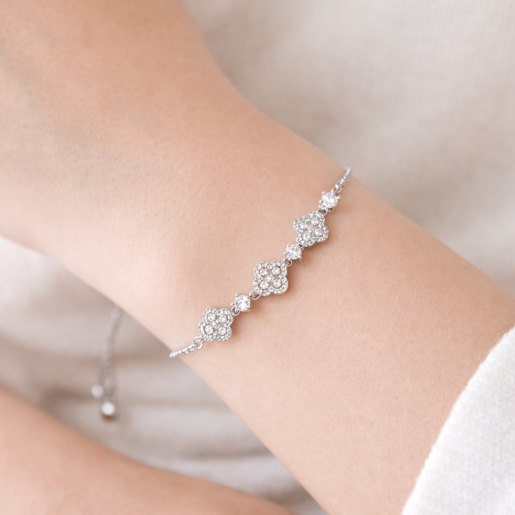 Four Leaf Clover Charm Bracelet