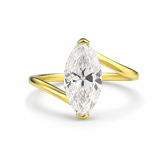 The Radiance - 1.5 Ct. Marquise Cut 925 Silver Women Ring