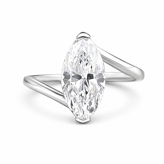 The Radiance - 1.5 Ct. Marquise Cut 925 Silver Women Ring