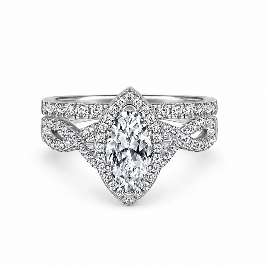 The Elysia - 1 Ct. Marquise 925 Silver Ring for Women