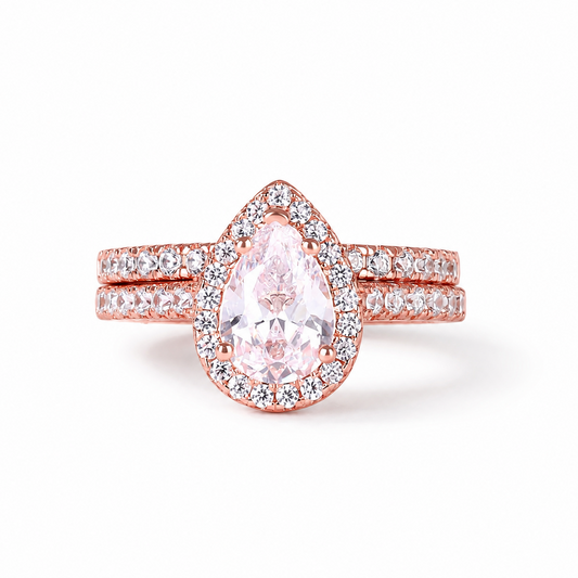 The Lacrima - Rose Gold Vermeil Ring for Women