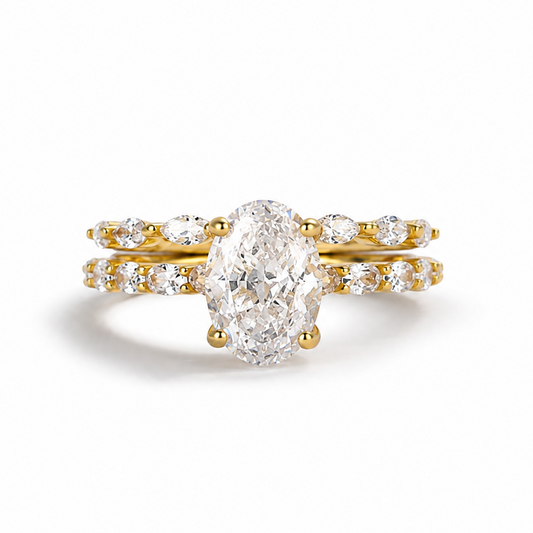 The Serenith - 2.2 Ct. Oval Cut Wedding Ring for Women