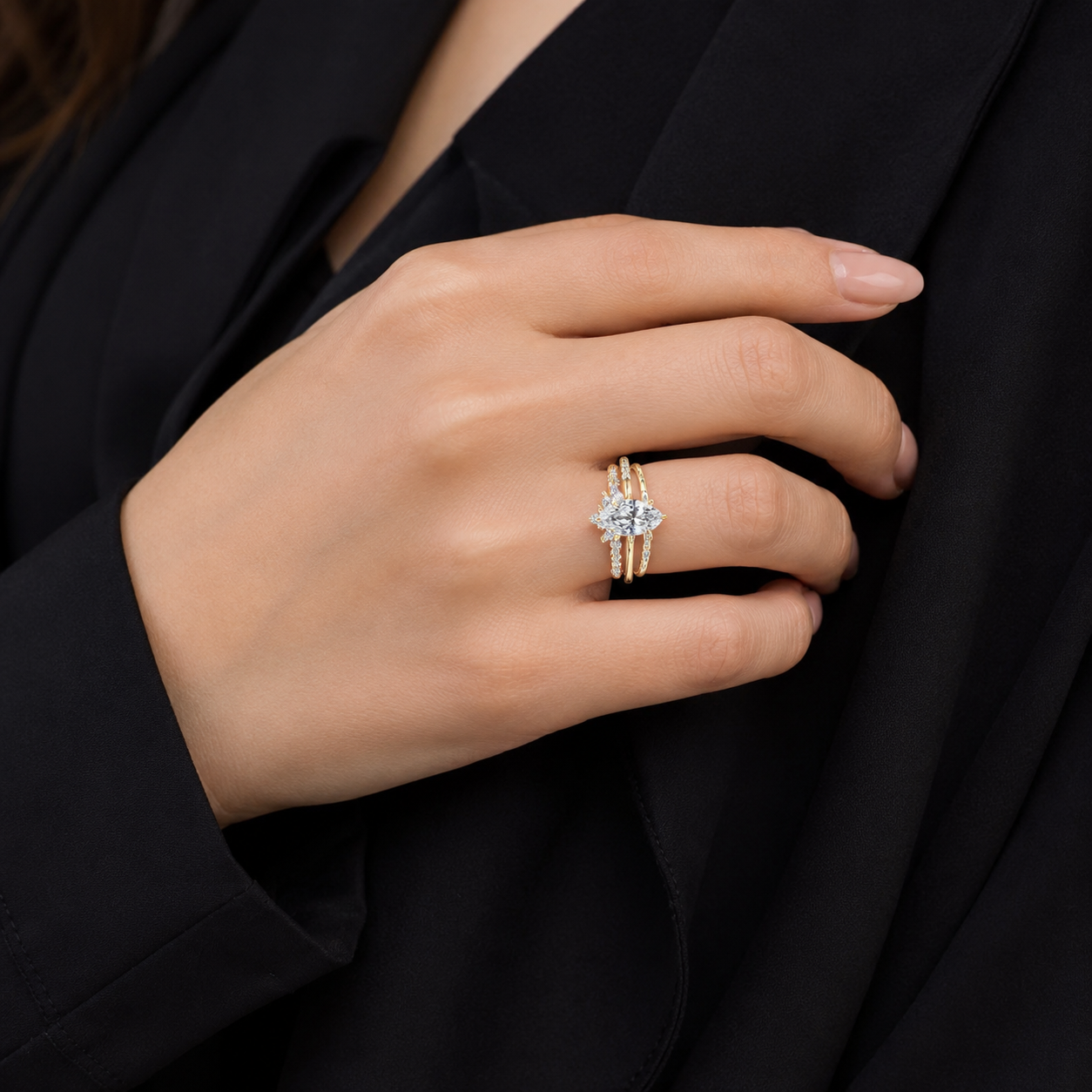 The Aveline - Women Wedding Ring Set
