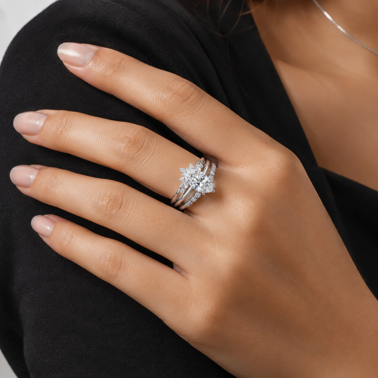 The Aveline - Women Wedding Ring Set