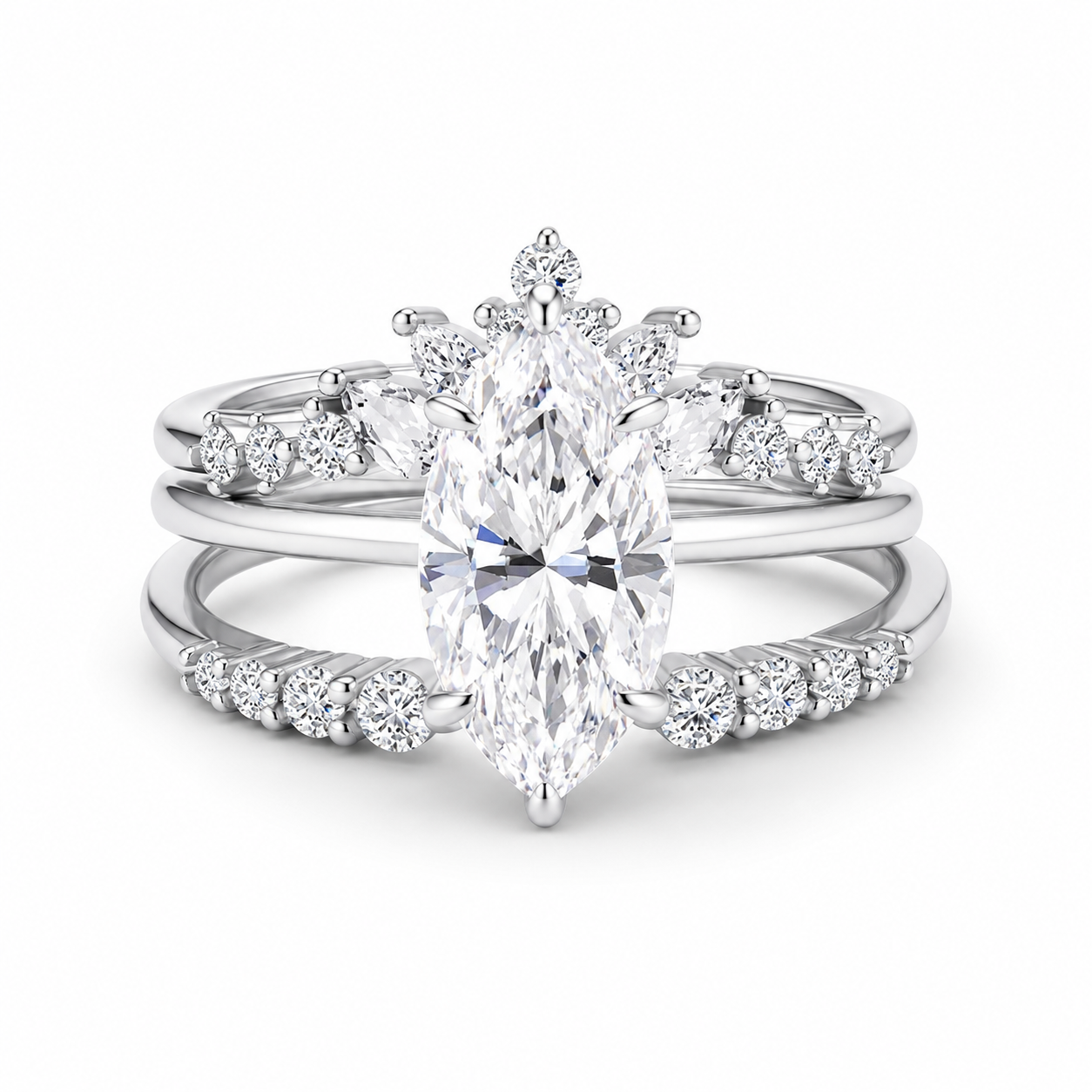 The Aveline - Women Wedding Ring Set