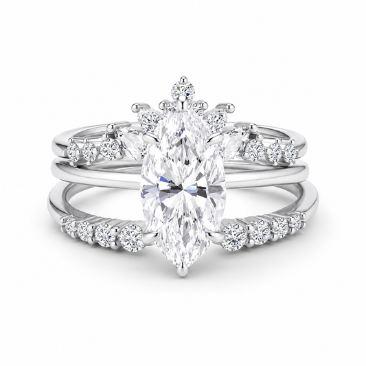 The Aveline - Women Wedding Ring Set