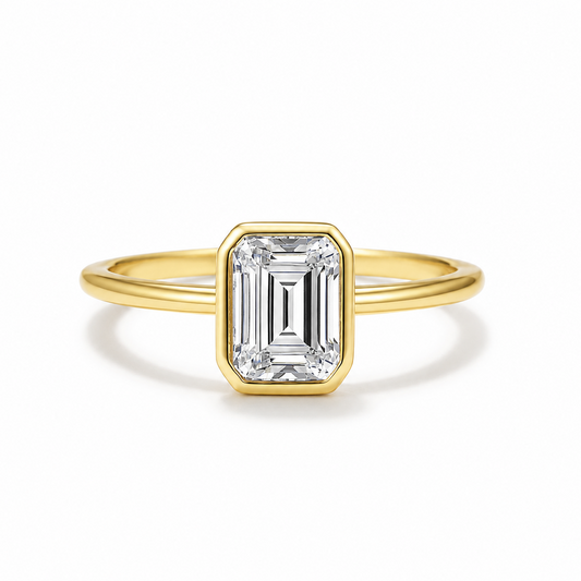 The Prisma - Women Promise Ring - 18k Gold