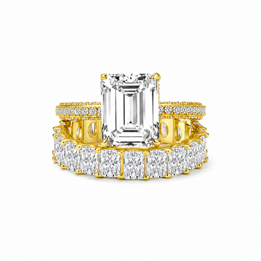 The Imperia - Women Wedding Ring Set - 18k Gold