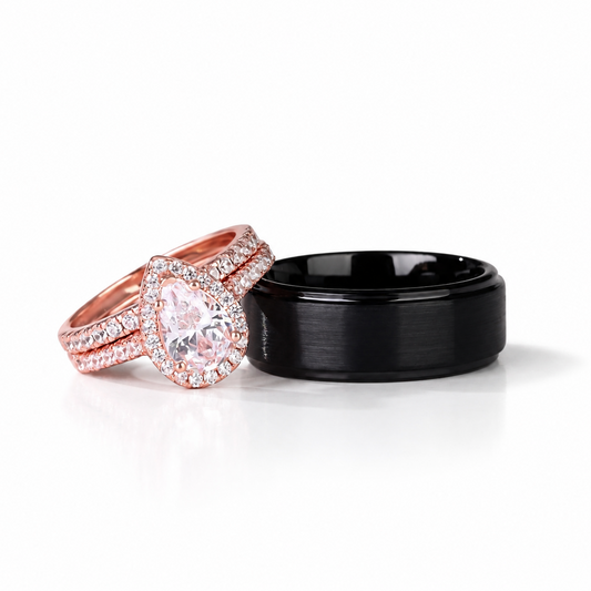 The Elyrose - Promise Rings for Couples
