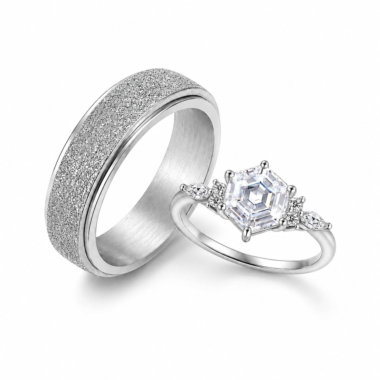 The Eversnow - Couple Ring Set