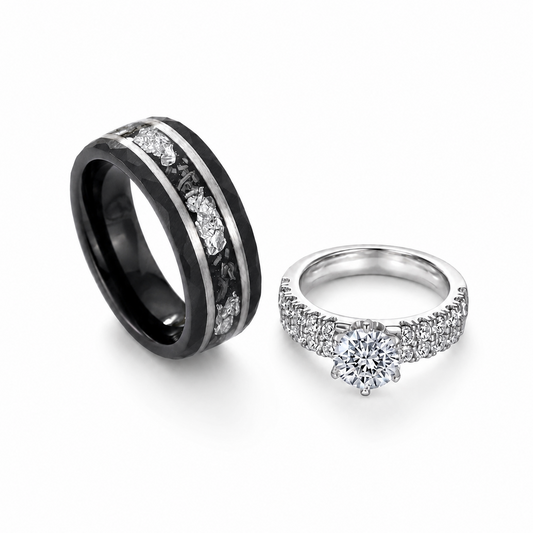 The Aetheron - Unique Couple Rings