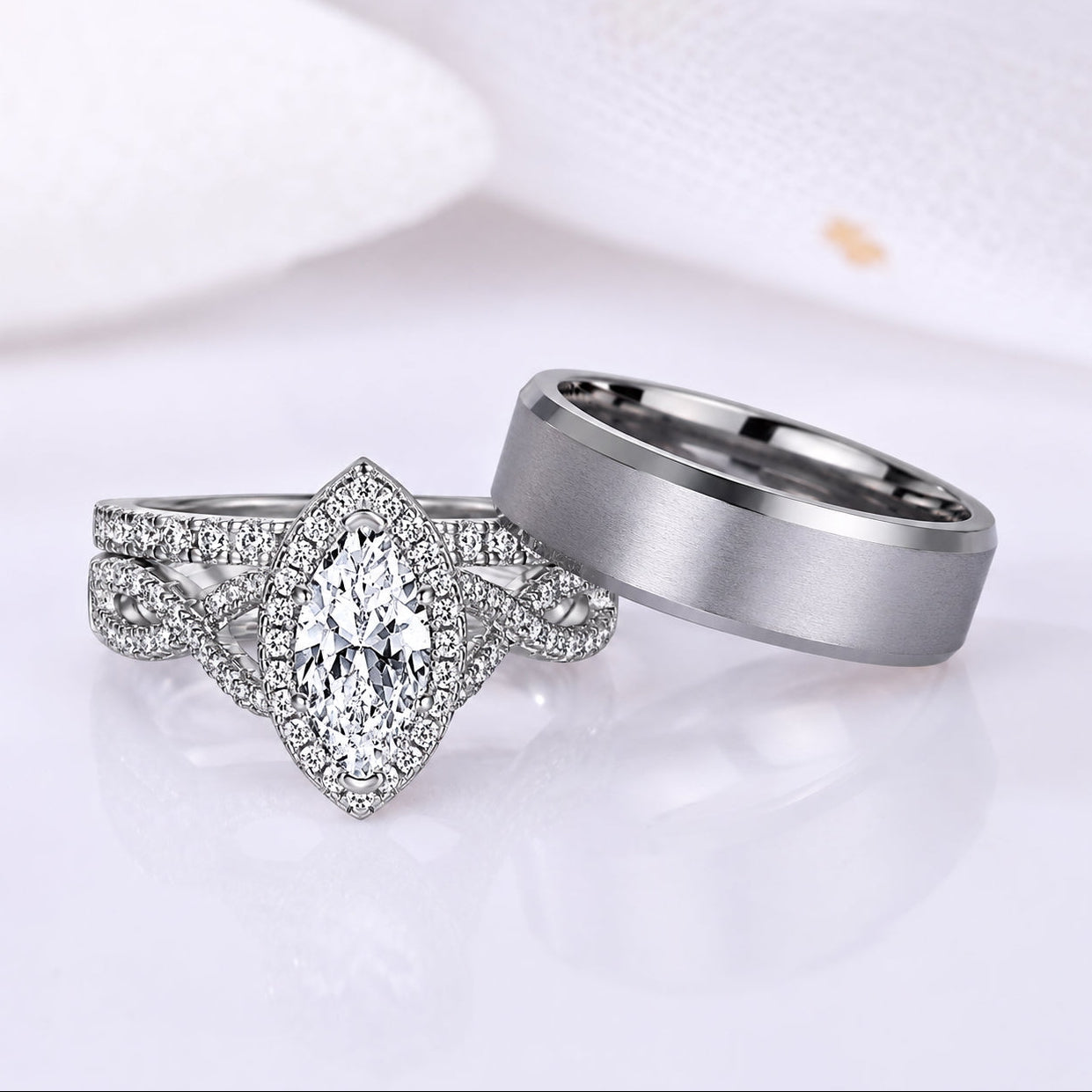 The Velura - Promise Rings for Couples