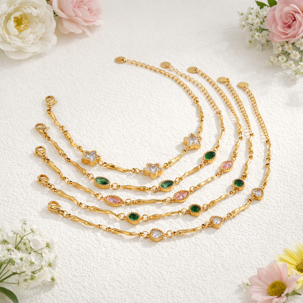 18k Gold Plated Delicate Bracelets