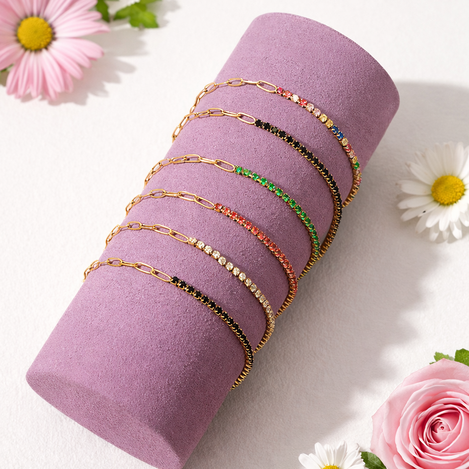 Minimalist Tennis Bracelets