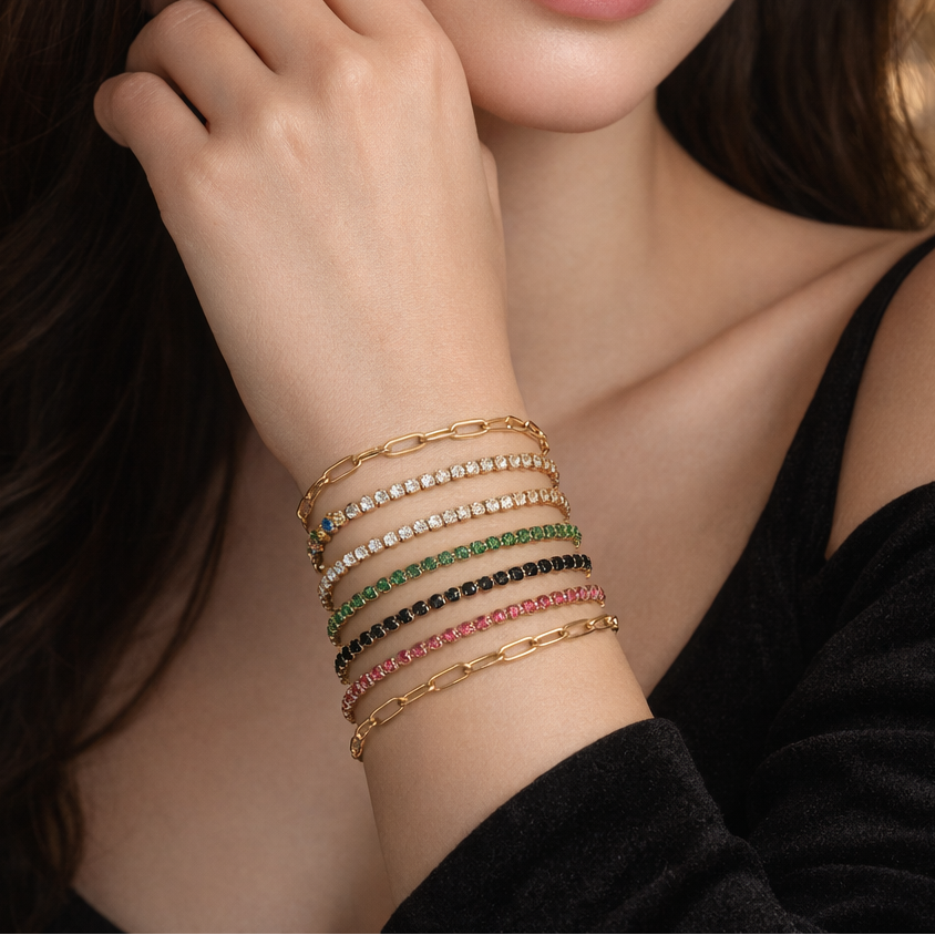 Minimalist Tennis Bracelets