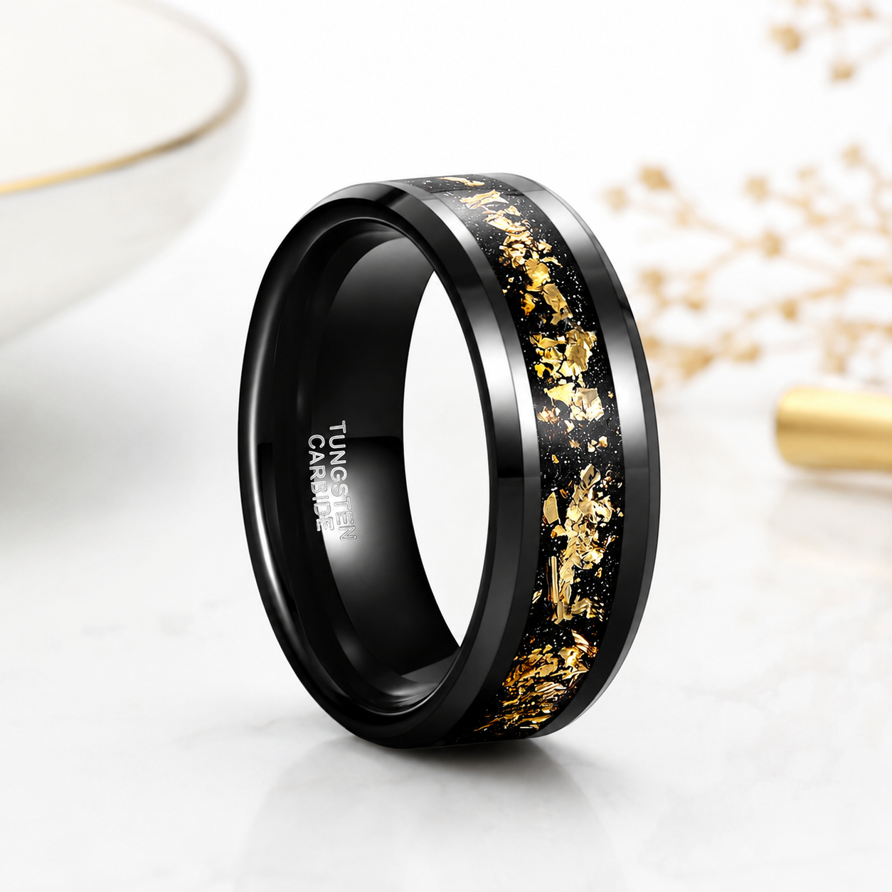 The Sunbliss - Natural Citrine Couple Ring Set