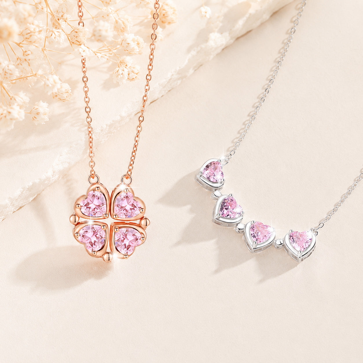 Four Leaf Clover Necklace for Women