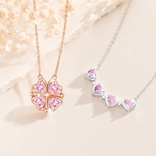 Four Leaf Clover Necklace for Women