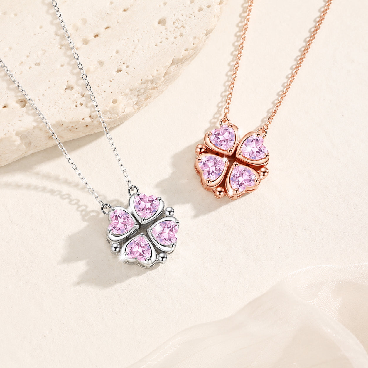 Four Leaf Clover Necklace for Women