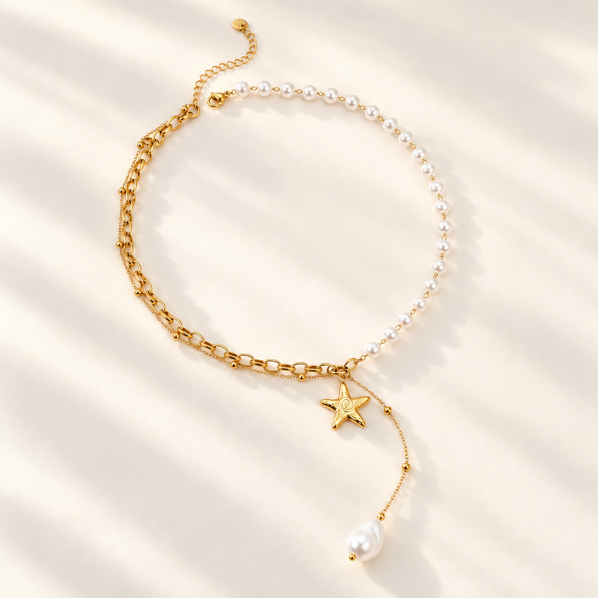 The Mabe - Pearl Y-Necklace