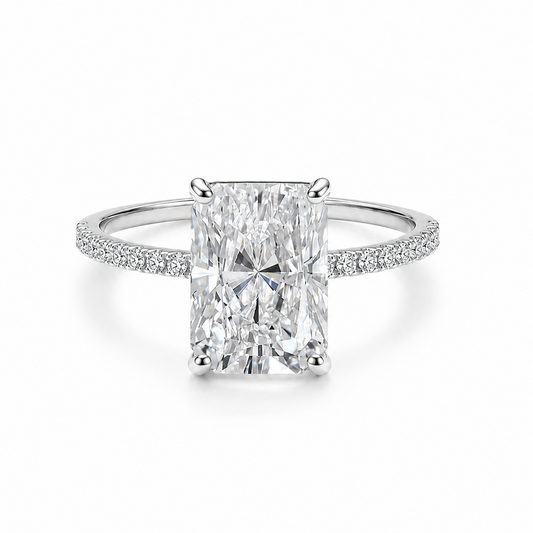 The Aureon - Simulated Diamond Women Ring - Silver
