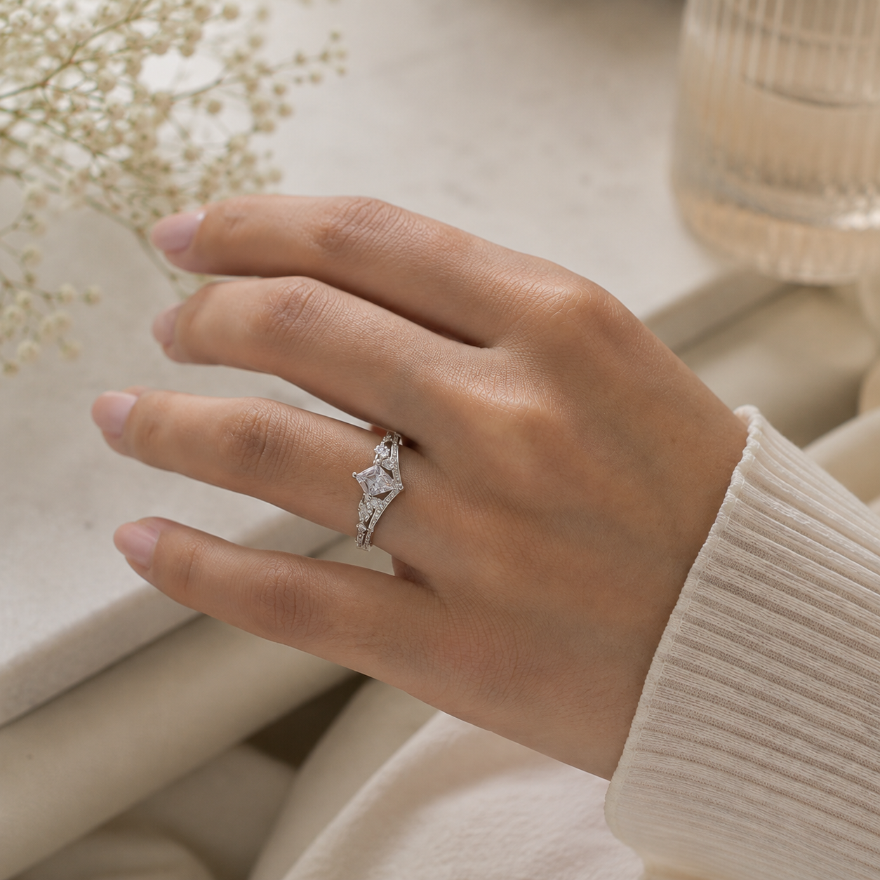 The Evernight - Kite Cut Women Ring
