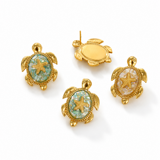 The Tortuga - Statement Studs