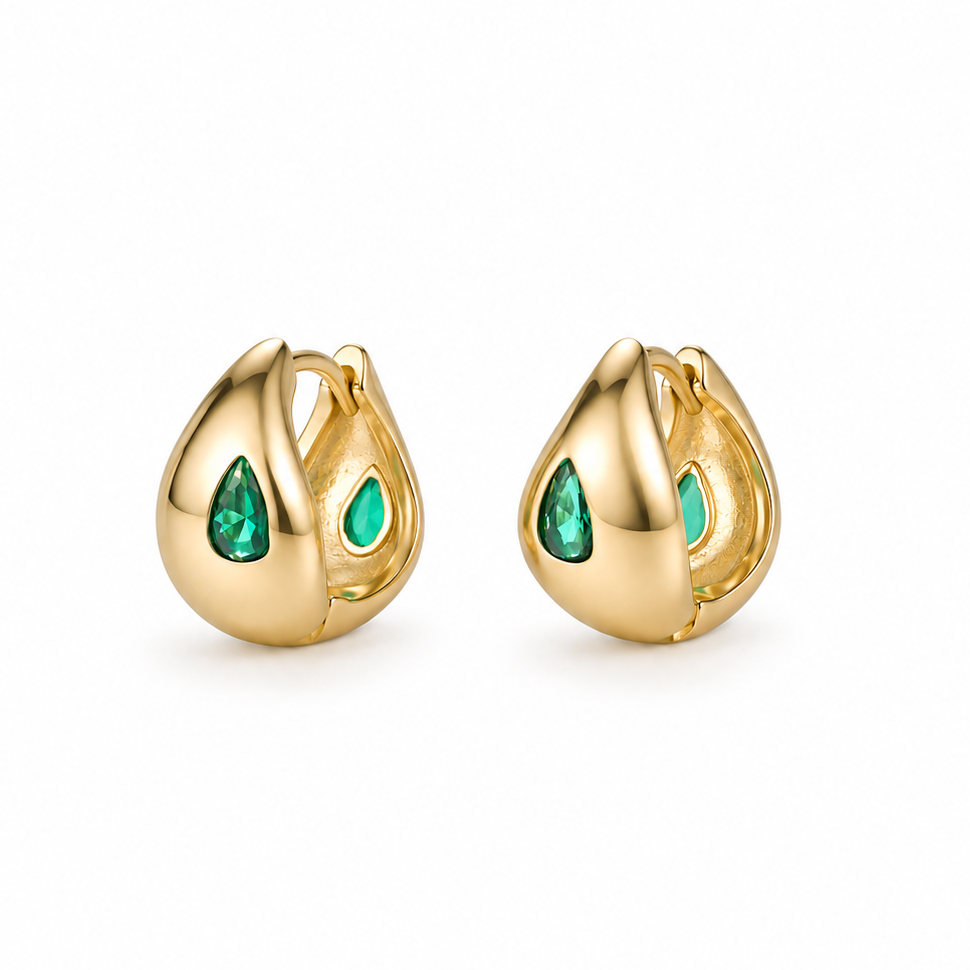 The Verdra - Statement Hoop Earrings