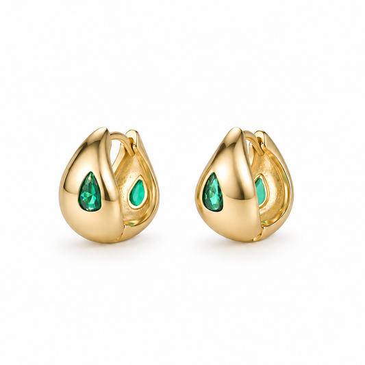 The Verdra - Statement Hoop Earrings