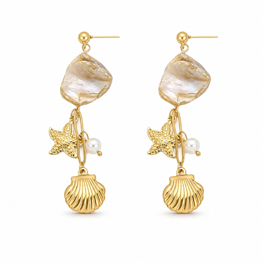 The Marina - Statement Ocean Earrings