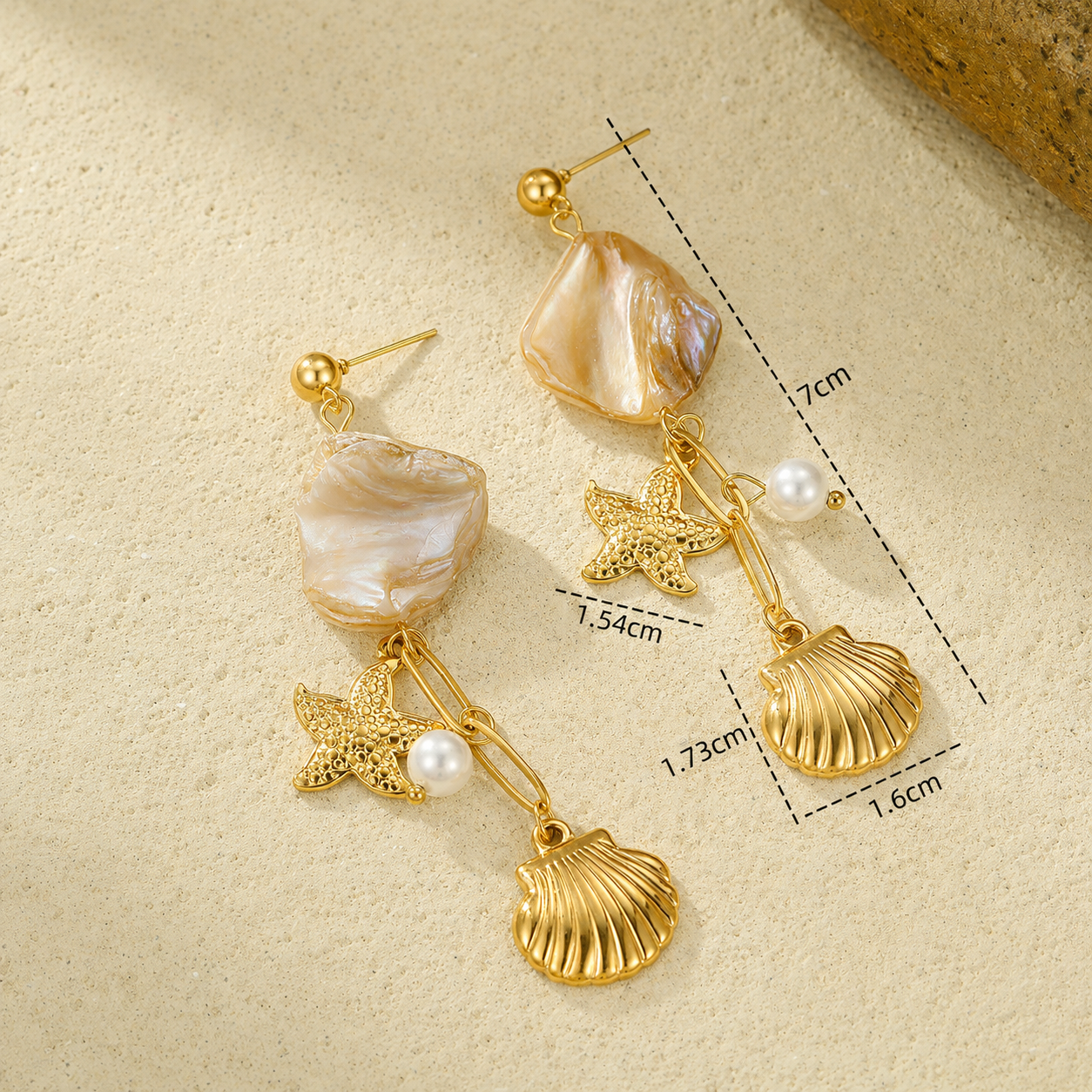 The Marina - Statement Ocean Earrings