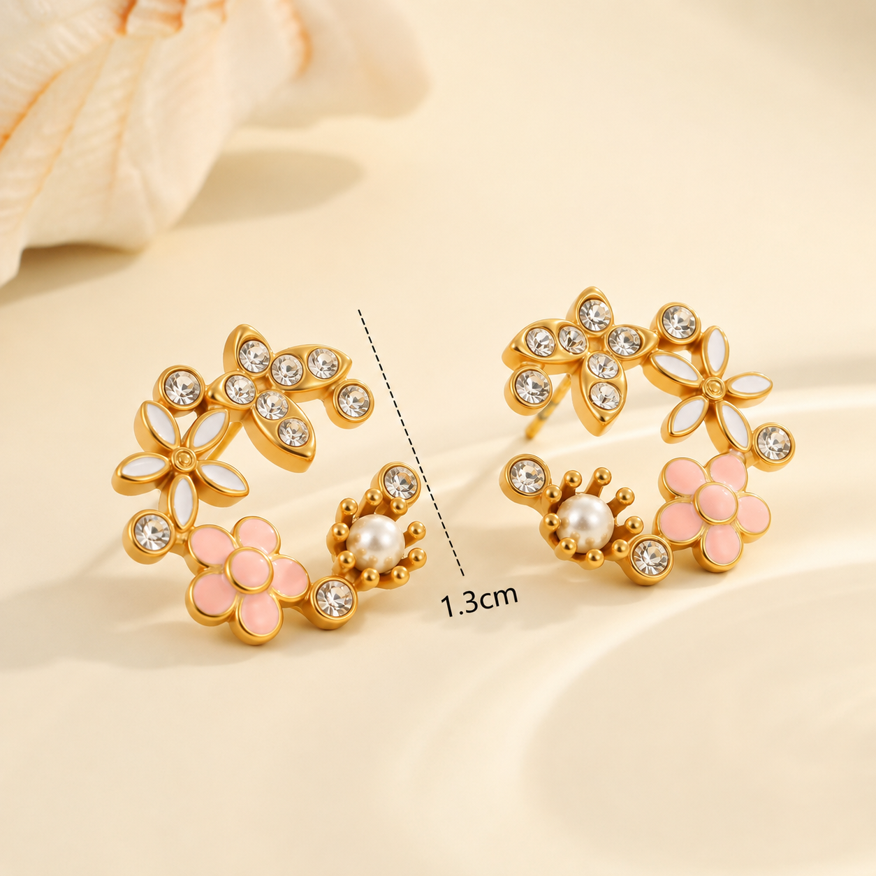 The Daisy - Statement Stud Earrings