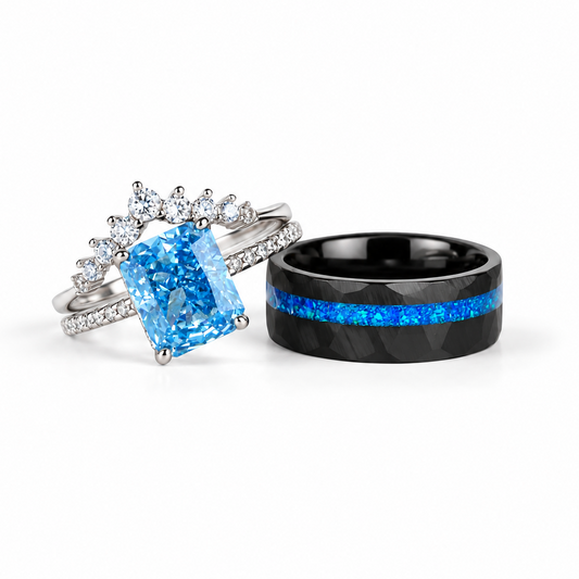 The Meridian - Matching Couple Rings