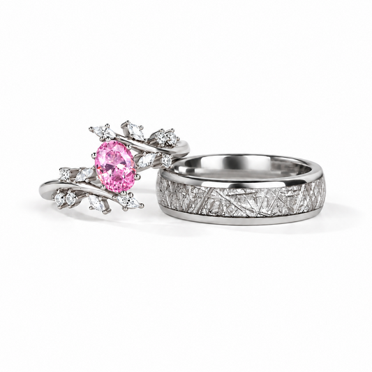 The Peony - Promise Rings for Couples