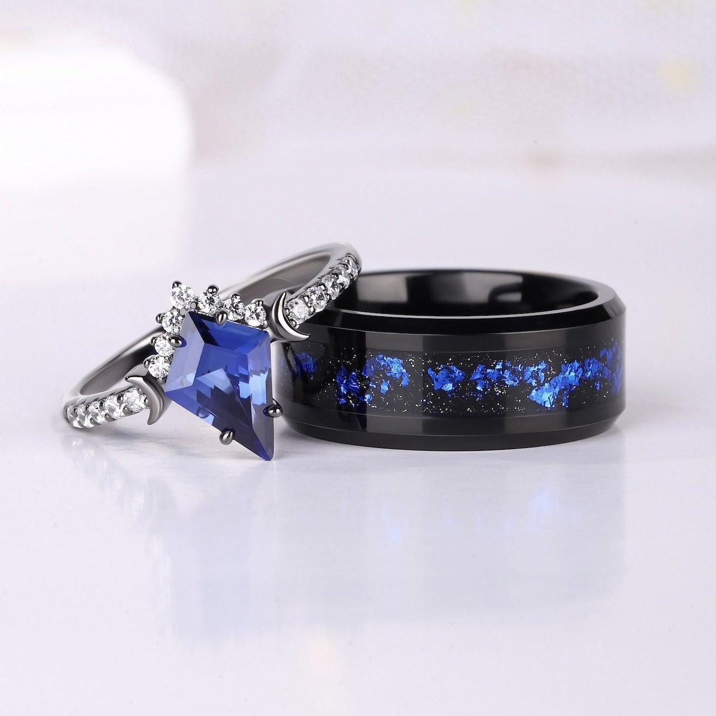 The Azuron - Couple Ring Set