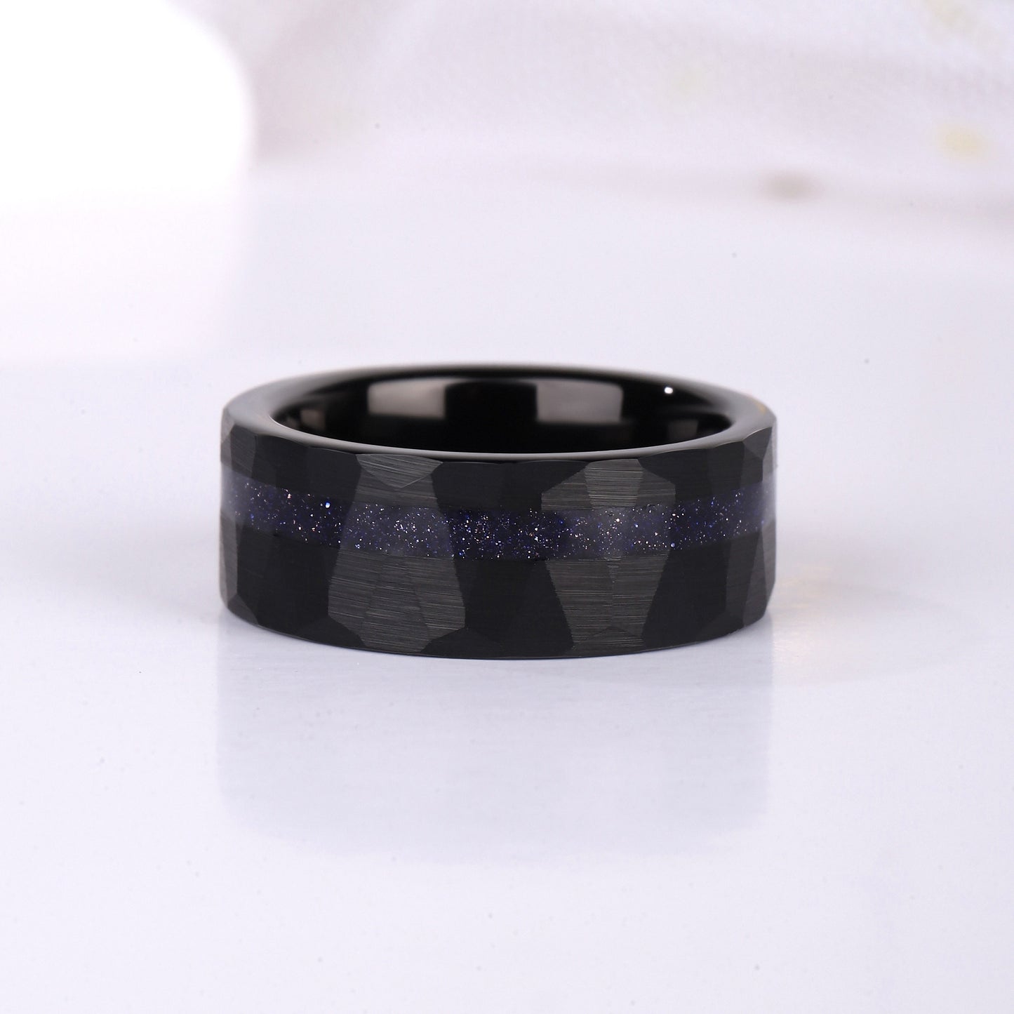 The Midnight - Blue Sandstone Couple Rings