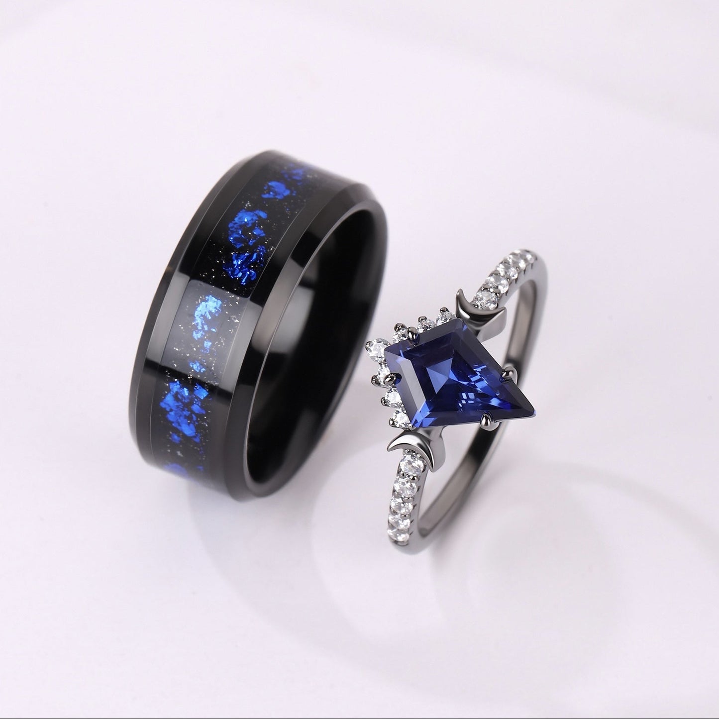 The Azuron - Couple Ring Set