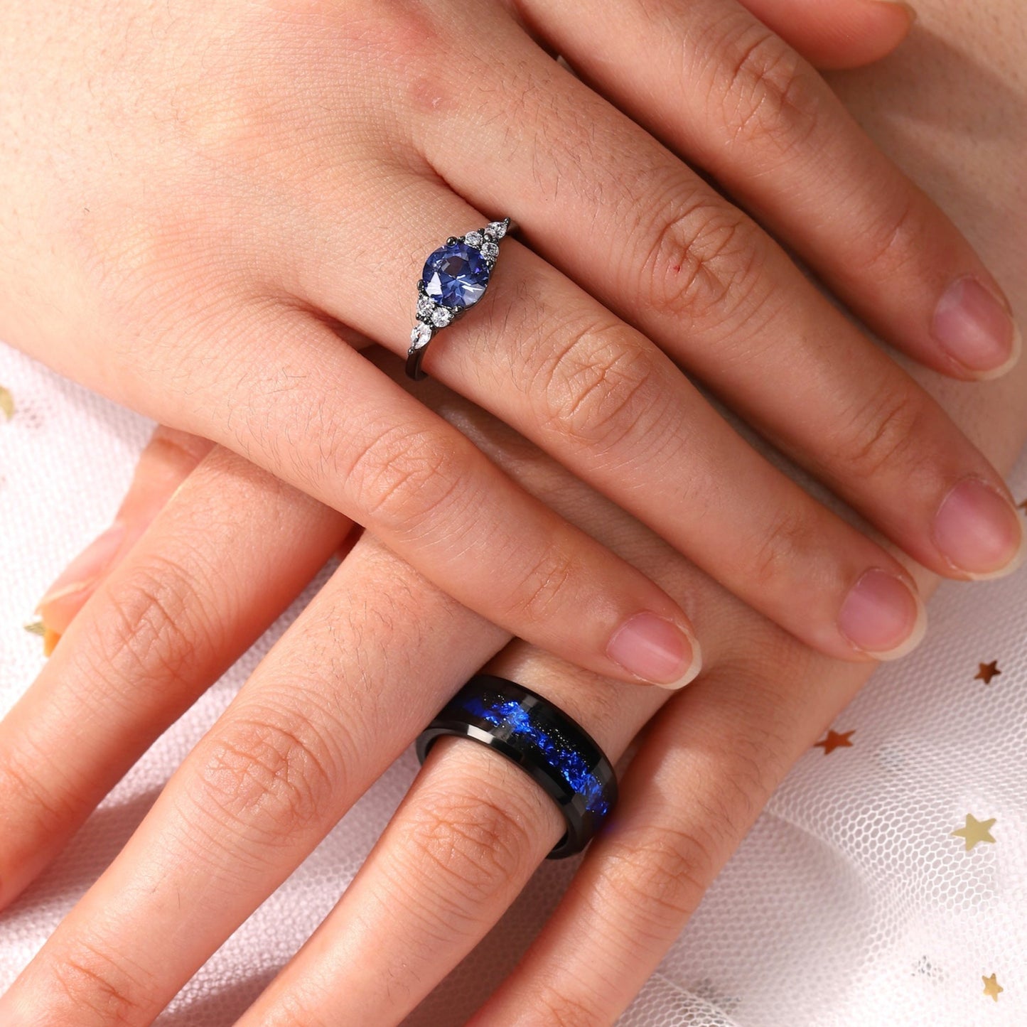 The Ceyora - Couple Ring Set