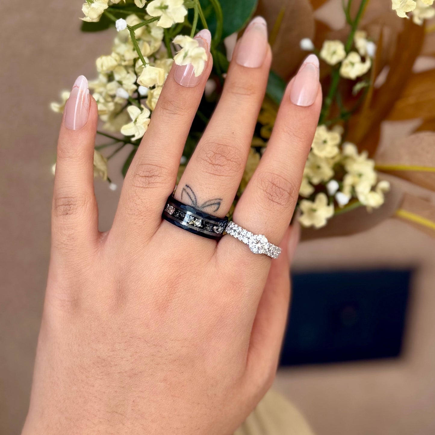 The Aetheron - Unique Couple Rings