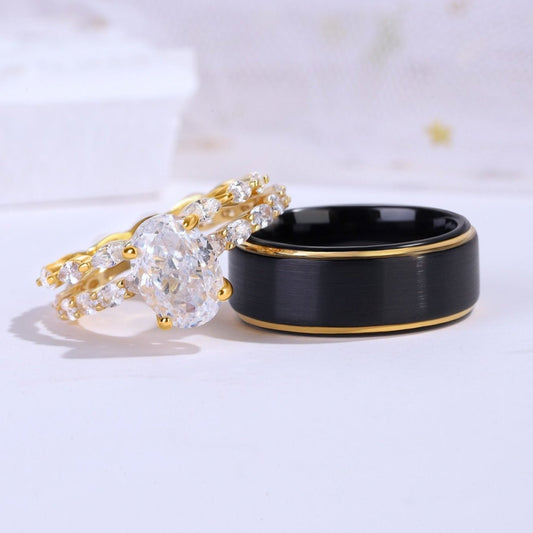 The Serenith - Matching Ring Set for Couples